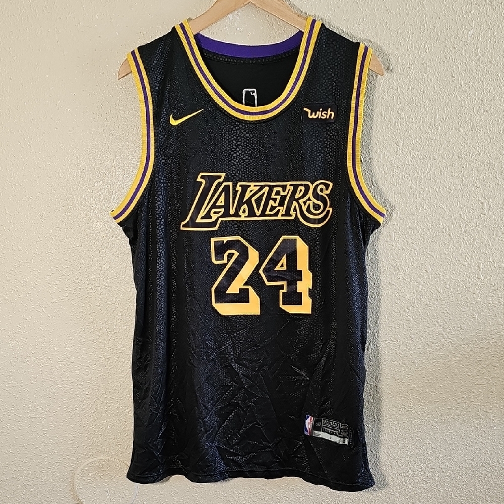 Nike Los Angeles Lakers Kobe Mamba City Edition Swingman Jersey.